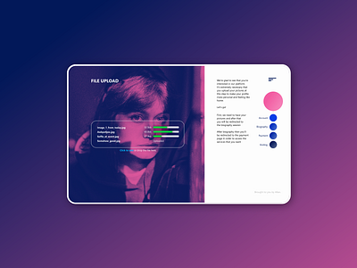 File Upload - DailyUI 031 app dailyui design interface uidesign userinterface