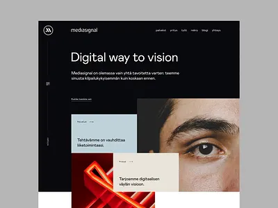 Mediasignal - More subpages clean flat minimal ui web