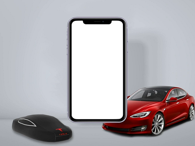 Tesla Service app .gif animation gif gui icon illustration mockup ui user experience ux video