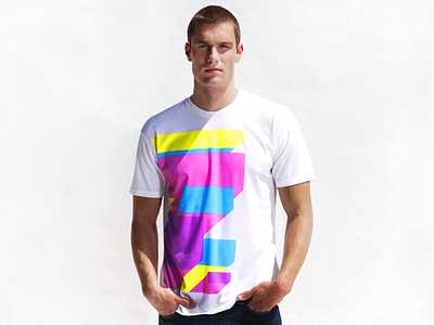 NON branding colors design geometric shape graphic tee modern simplicity