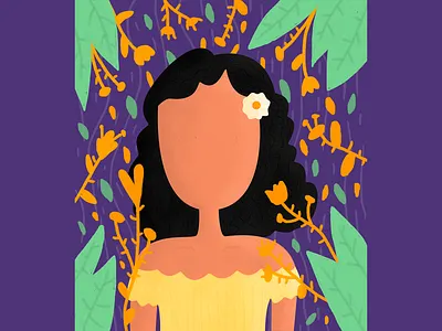 Woman argentina art creative digital art flowers girl girlcharacter illustration latina nature powerful powerfulwomenweek woman woman illustration woman portrait