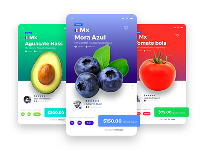 Cards fruits app app concept app design card card design inspiration interaction technology ui ui design ux uxdesign web