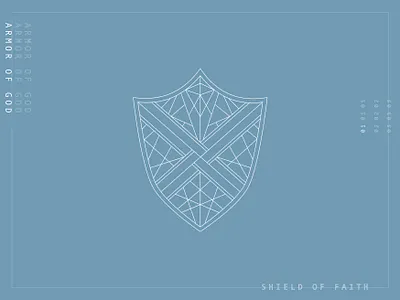 Shield of Faith design graphic design illustration shield vector