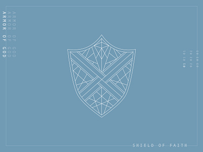 Shield of Faith design graphic design illustration shield vector