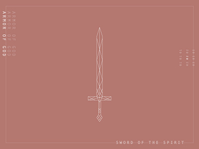 Sword of The Spirit design graphic design illustration lineart sword vector