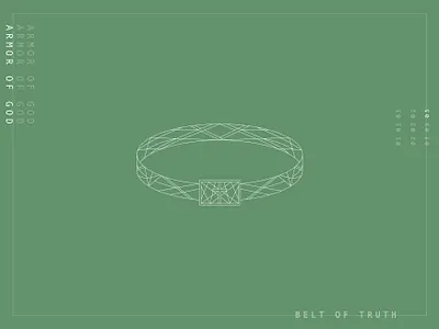 Belt of Truth belt christian design graphic design illustration lineart