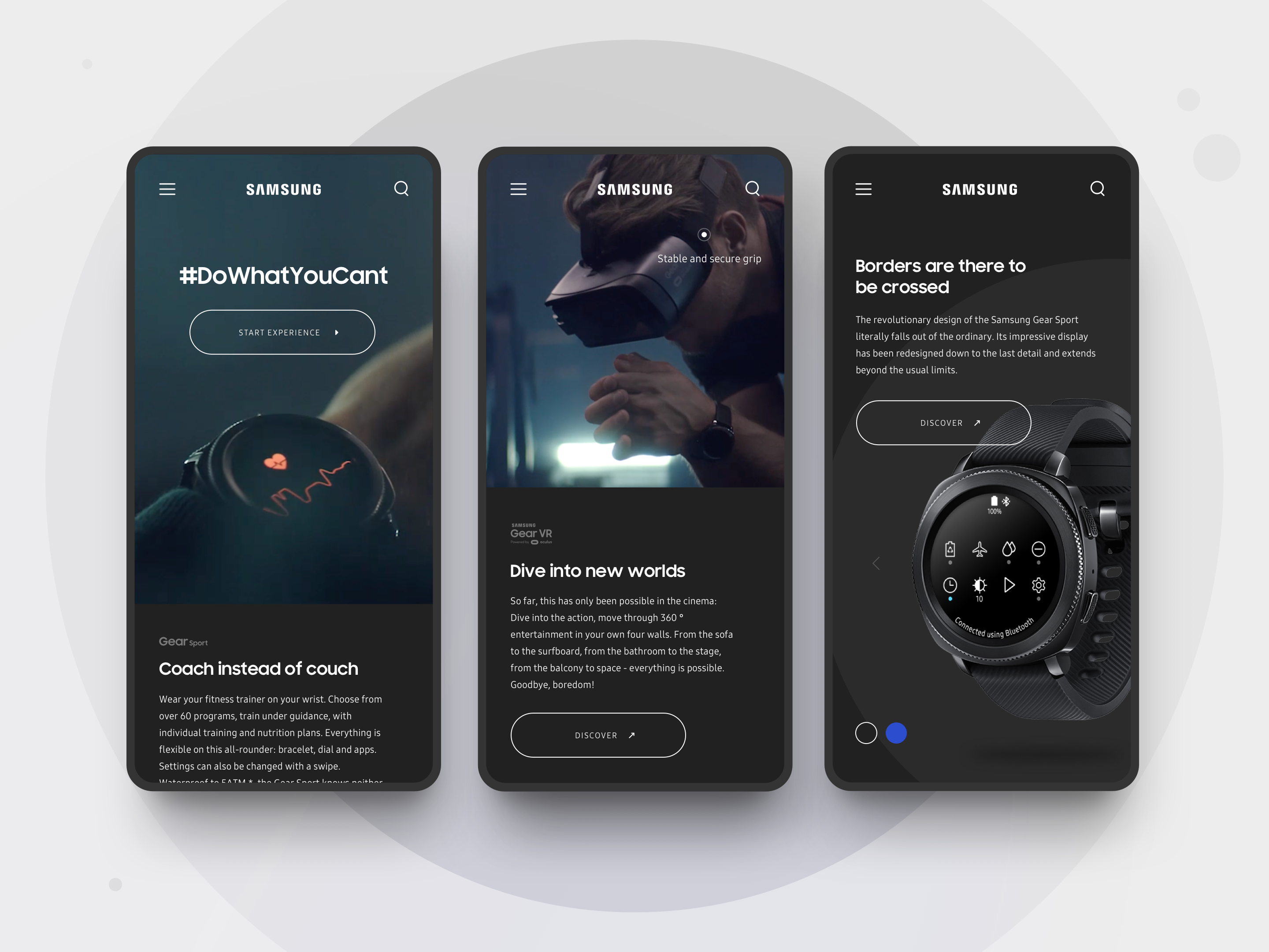 Example of Samsung DoWhatYouCant Campaign #2