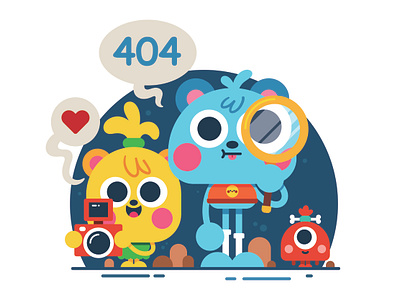 Oops! Page not found. 404 error page art character character design cute design digital art drawing illustration illustrator vector