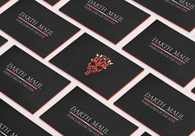 Dart Maul Business Card branding business card character dart dart maul design illustration sith vallain vector weekly challenge weekly warm up
