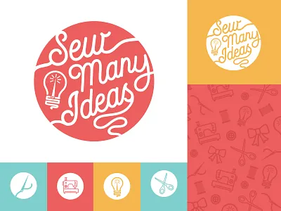 Sew Many Ideas Logo brand design brand identity branding branding and identity branding concept branding design design icon design icons iconset identity design illustration logo logo design logodesign vector visual design