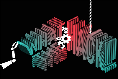 Hackathon T-Shirt Design gradient hackathon illustrator tshirtdesign