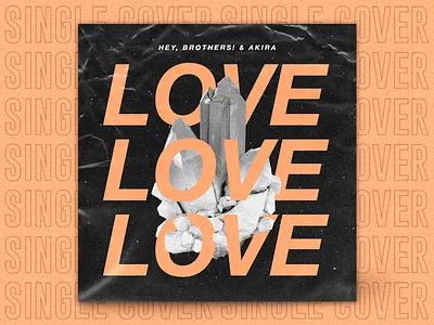 SINGLE | Love album art album artwork album cover colors cover art cover artwork deezer cover dj edm cover electro electronic music eletronic ep cover love single art single cover song cover spotify cover texture vintage