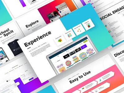 Campus Feed Pitch Deck deck gradients icons keynote pitchdeck powerpoint presenation salesdeck slides slideshare slideshow