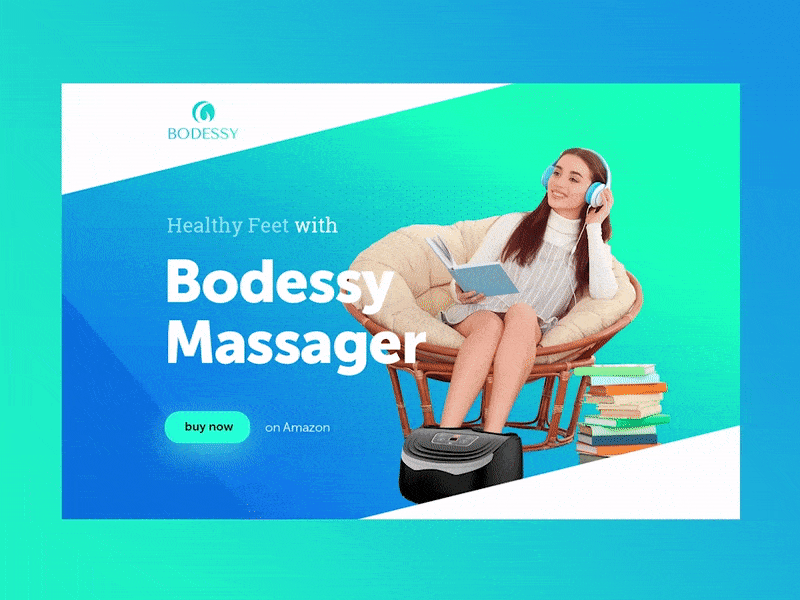 Foot massager animation feet fitness foot footmassager landing landing page pilates promo sport startup website website builder анимация лендинг массажер промо