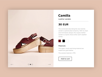 E-Commerce shop page concept dailyui design e commerce shop shopping uiux web