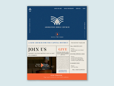 Church Plant Launch Site bible church branding church design illustrator ministry mockup web webdesign webflow website