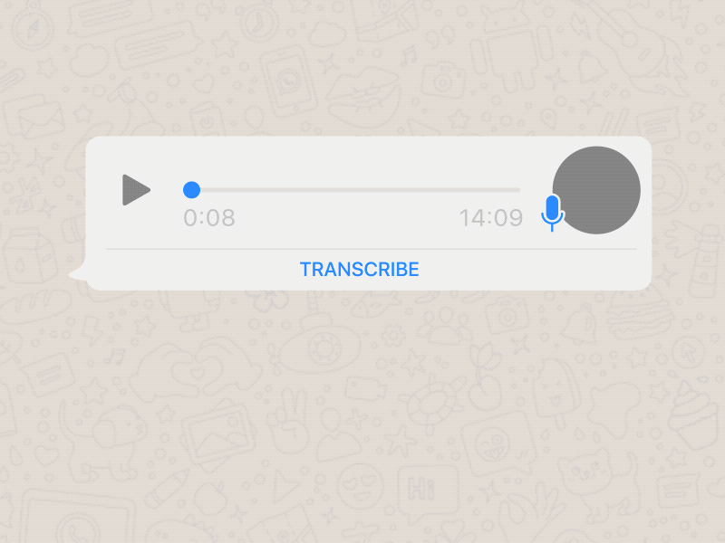 Speech to text in chat apps chat chat app messenger ui ux whatsapp