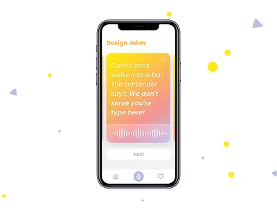 Design Jokes - Daily Creative Challenge (Adobe XD) adobe xd design ui ux