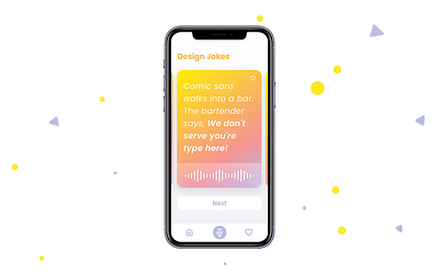 Design Jokes - Daily Creative Challenge (Adobe XD) adobe xd design ui ux