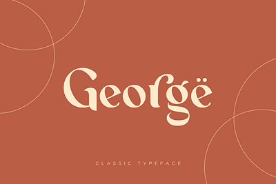 George - Classic Typeface classic classy elegant font fonts invitation logo luxury modern popular quotes retro rustic sans sans serif serif trending typeface vintage wedding