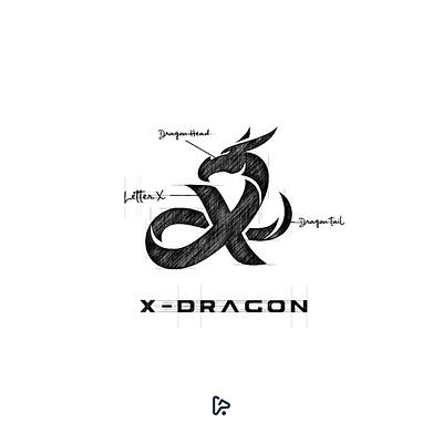 X - Dragon Logo Design animal brand branding design designer dragon dragon logo dualmeaning garagephic studio graphic icon illustration letter x letter x logo lettter mark logo sketch strong vector