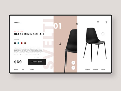 Furniture sShop branding design e commerce e commerce design e commerce website identity ui ui design ux web web design landing page website