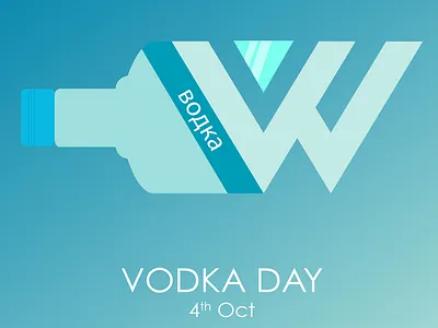 Happy Vodka Day! branding colored creative design illustration