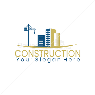 Construction Company Logo Design for sale branding construction logo houselogo logo logo design realestatelogo realistic