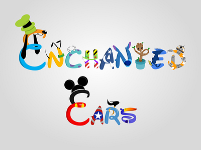 Enchanted Ears animation anime branding cartoon characters children colorful disney ears enchanted fun groot illustration logo logo designer logodesign mickey mouse pluto star wars walt disney