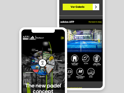 adidas Web Responsive app design responsive website ui ux web