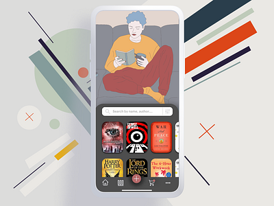 Bookstore Concept 📚 - Part 2 app book bookapp books bookstore clean concept creative design dribbble illustration minimal minimalism mobile mobile app reading reading app store app ui ux