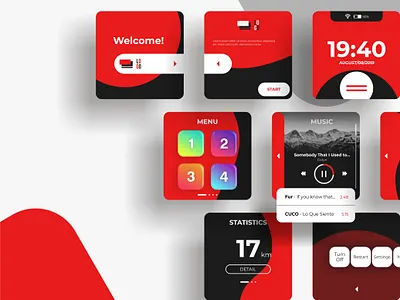 Smart Watch App app apple branding design icon illustration iwatch smart watch ui ui design ux ux design watch