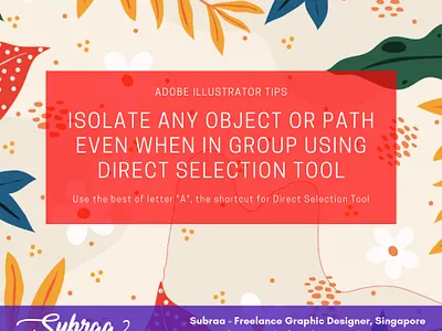 Adobe Illustration Tips and Tricks by Subraa banner design banner design singapore brochure design brochure designer flyer design flyer design singapore freelance singapore graphic design graphic design logo graphic designer singapore graphic designing graphic designs letterhead design logo designers logodesign poster design ppt design singapore singapore subraa