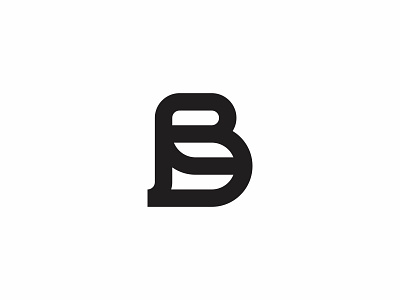 Blip clean icon lettermark logo minimal modern simple