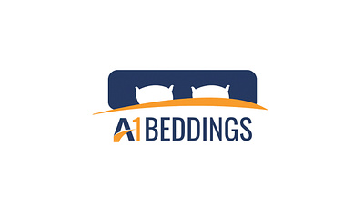 Logo Design for A1Beddings Company bedding bedding set creative logo houselogo logo design logo ideas