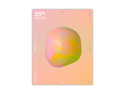 #55 — Motion. branding cover design design illustration magazine