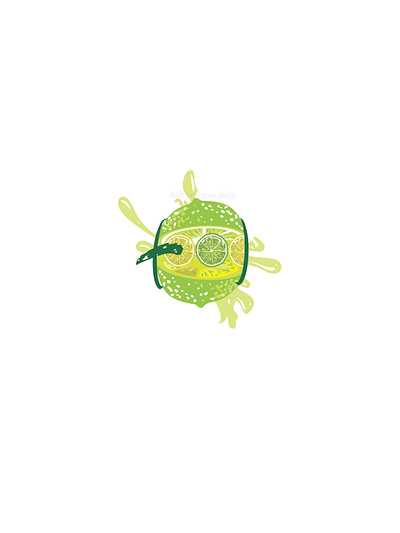 lime logo branding design food app greenlogo illustration illustrator lime logo ui uiux