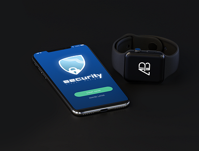 Security app androi app design icon illustrator ios logo mobil splash typography ui ux vector