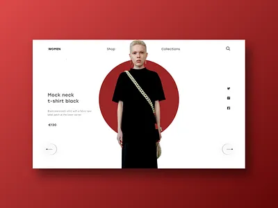 E-commerce website / UI design design concept digital e commerce e shop ecommerce fashion fashion shop online shop online store ui design web design website design