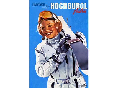 Vintage travel poster "Hochgugl"