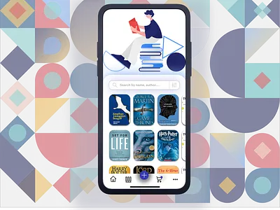 Bookstore 📚App Concept: Light Mode 🌖 app books bookshop bookstore clean concept creative design dribbble illustration minimal minimalism mobile ui reading store store app ui ux