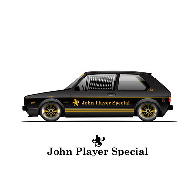 VDub MK1 JPS Inspired Livery graphicdesign illustration south africa vectorart