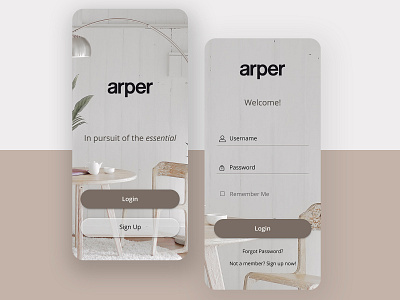 Log In Screen app branding clean ui design log in loginscreen mobile ui ux
