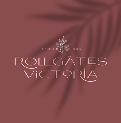 Rollgates Victoria Font branding design logo typography web