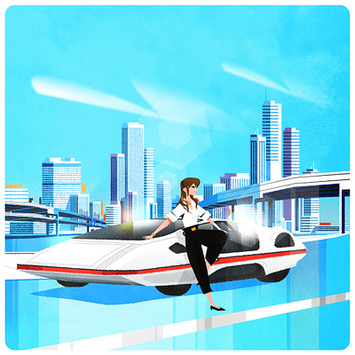 Car model architecture city design futurism illustration minimalist retro skyline texture vector