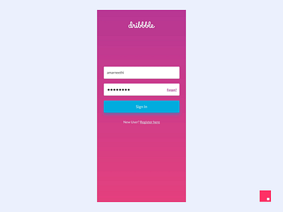 Skittles - Dribbble login animated ui app design bounce freebie invision studio invisionstudio login page material design onboarding sign in sign up signup ui animation ui design ui kit uikits