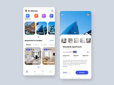 Apartment Booking App apartment app app design app designer app ui app ui design app ui kit app ux application design ui mobile mobile app mobile app design mobile ui ui user experience ux design