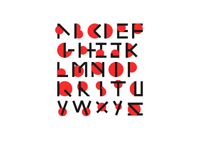 Not Box Alphabet Font aplphabet design flat font icon illustration logo text typography unique vector