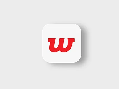 W Letter App Icon Design app design app design icon ui web ios guide app icon app logo app symbol branding design design agency flat icon identity design illustration logo logo design symbol symbol design symbol icon w app icon w letter w logo