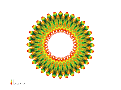 Alpona alpana design alpona bees bob marley circle art design illustration